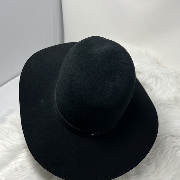 janessa Leone Luca Packable Wool Hat Black Small main image 5